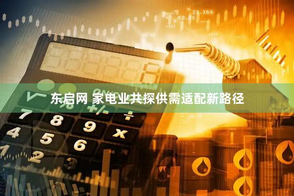 东启网 家电业共探供需适配新路径